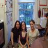 So many movies, so many drunken stories. I love these girls. (Pictured left to right Heather, Vanessa, Rebecca)  