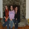 The three of us took a road trip to Rebecca's parent's place in the middle of the woods. (Pictured left to right Vanessa, Rebecca, Heather)